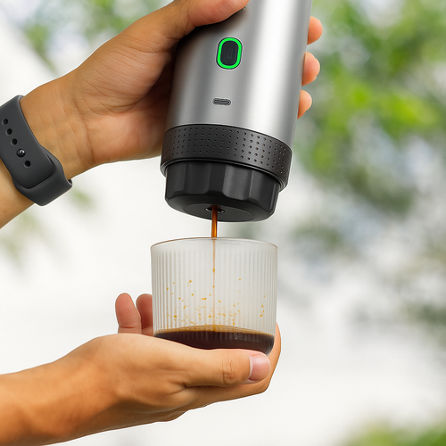 VelvetBrew - Hand Held Coffee Machine