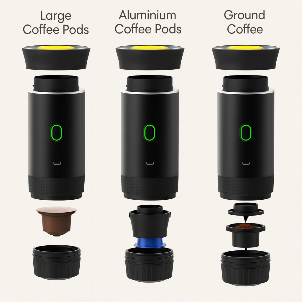 VelvetBrew - Hand Held Coffee Machine